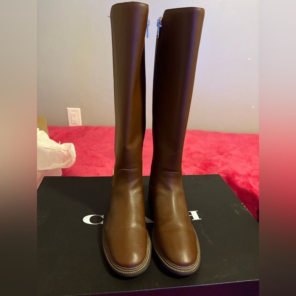 Coach Fitz Leather Boot